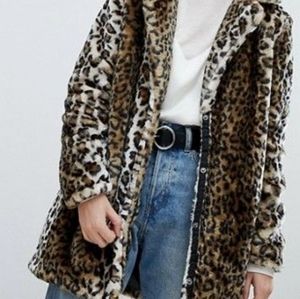 Vero Moda Longline Leopard Print Jac